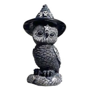 Steampunk beeld Witch Owl