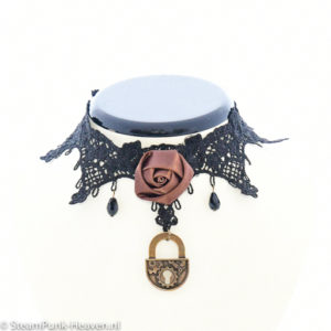 Steampunk choker 15